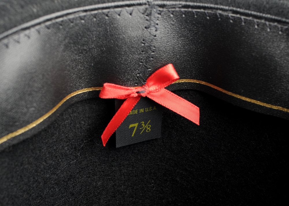 Reproduction C.S.A. Civil War hat. Size 7 3/8 (marked inside)