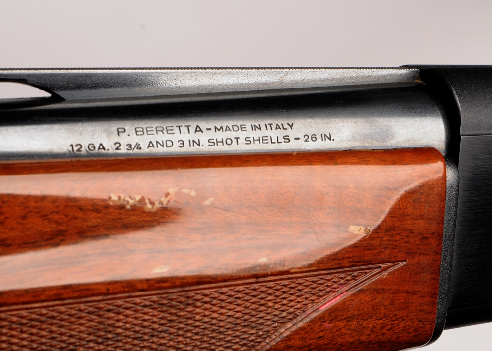 Beretta semi-automatic 12 gauge shotgun. Model AL 390 Silver Mallard