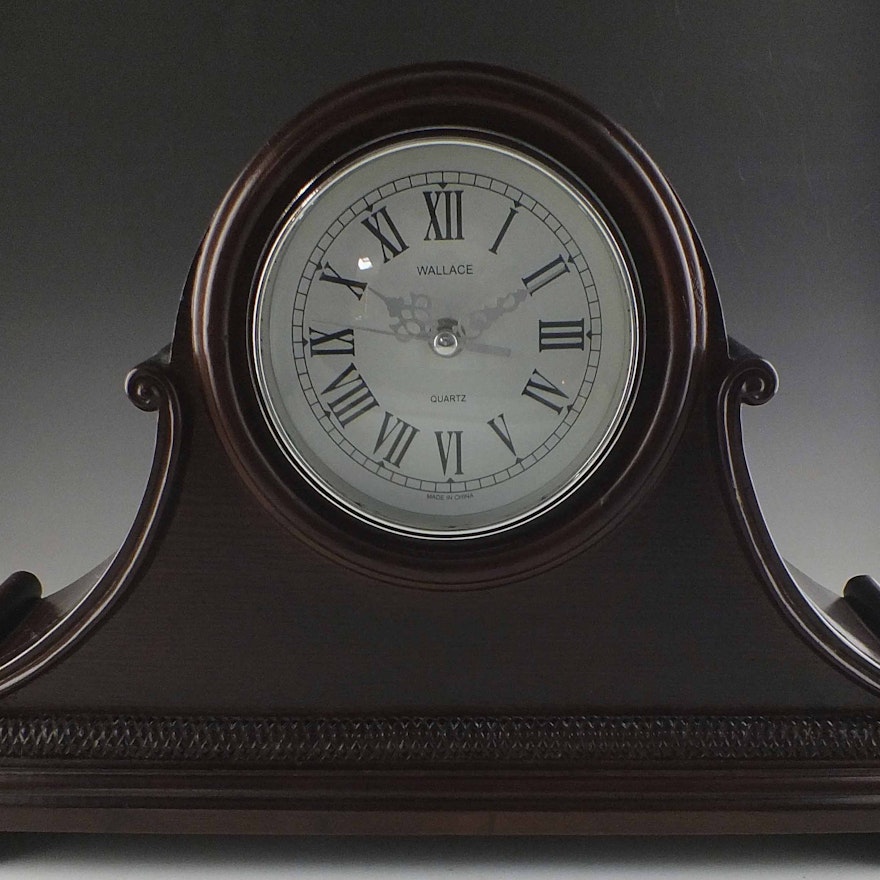 Wood Mantel Clock