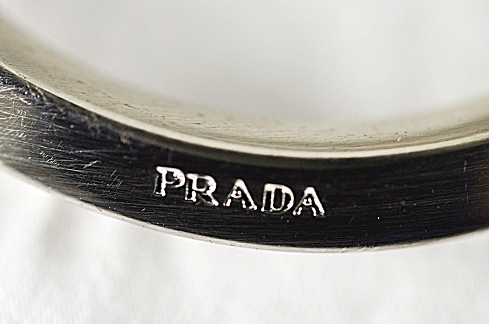  Prada Women's Black Leather Belt