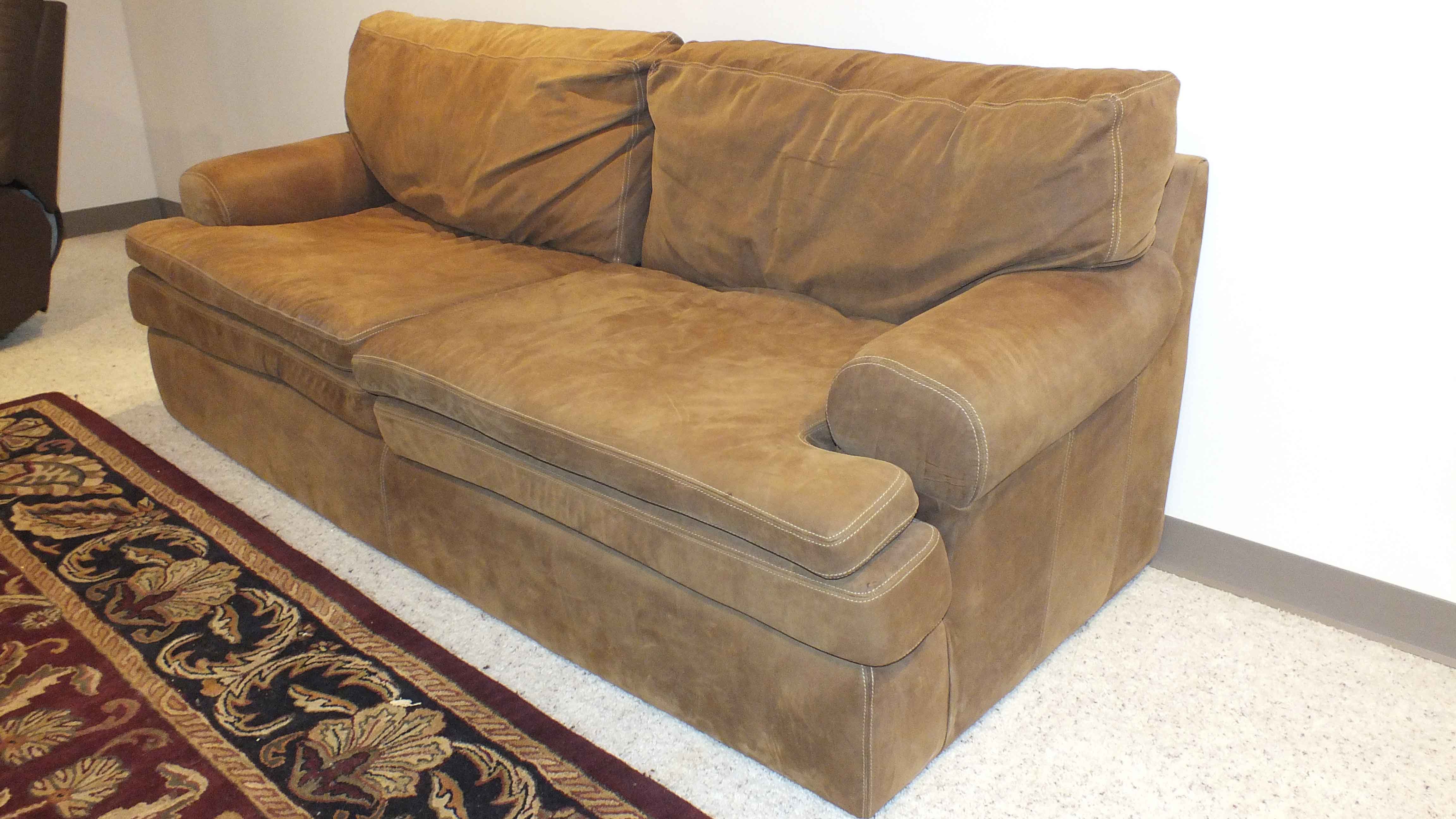 Thomasville Suede Leather  Sofa