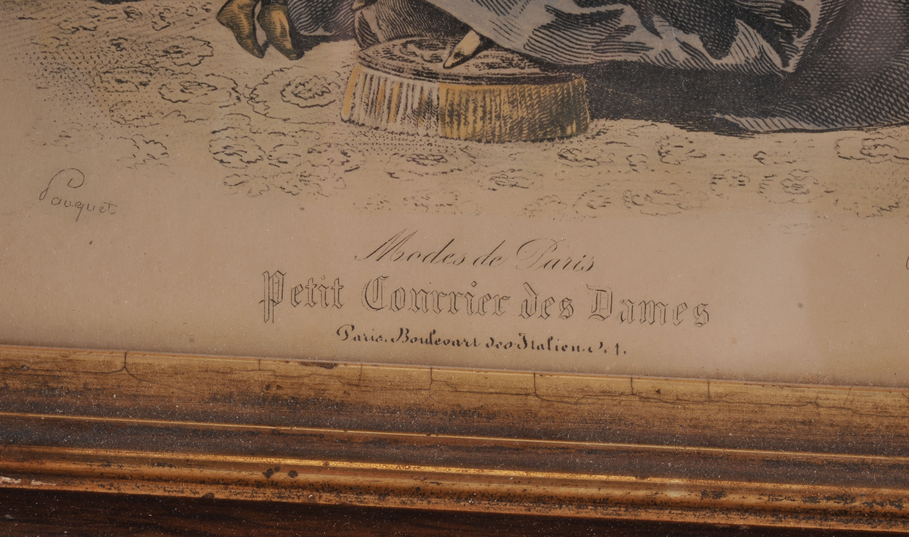 Original Engraved Plates from Courrier Des Dames