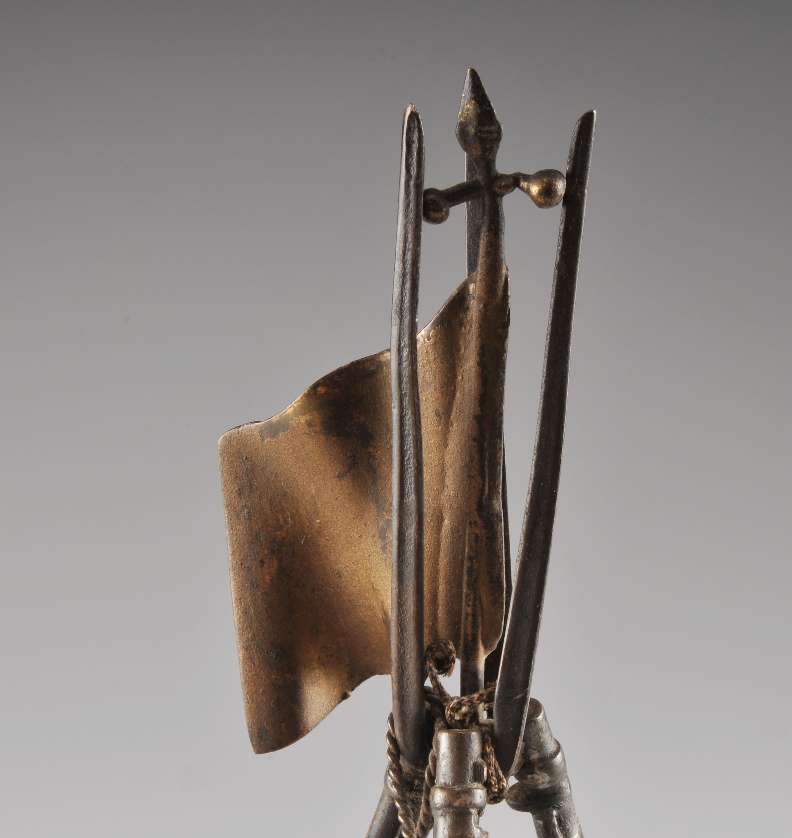 Ansonia "Army" Stacked Civil War Arms Clock