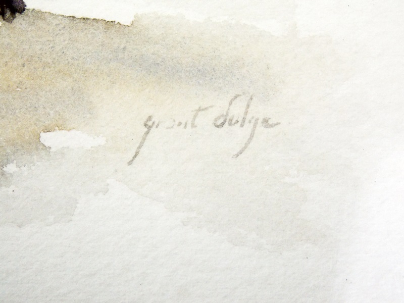 Original Grant Dolge Watercolor
