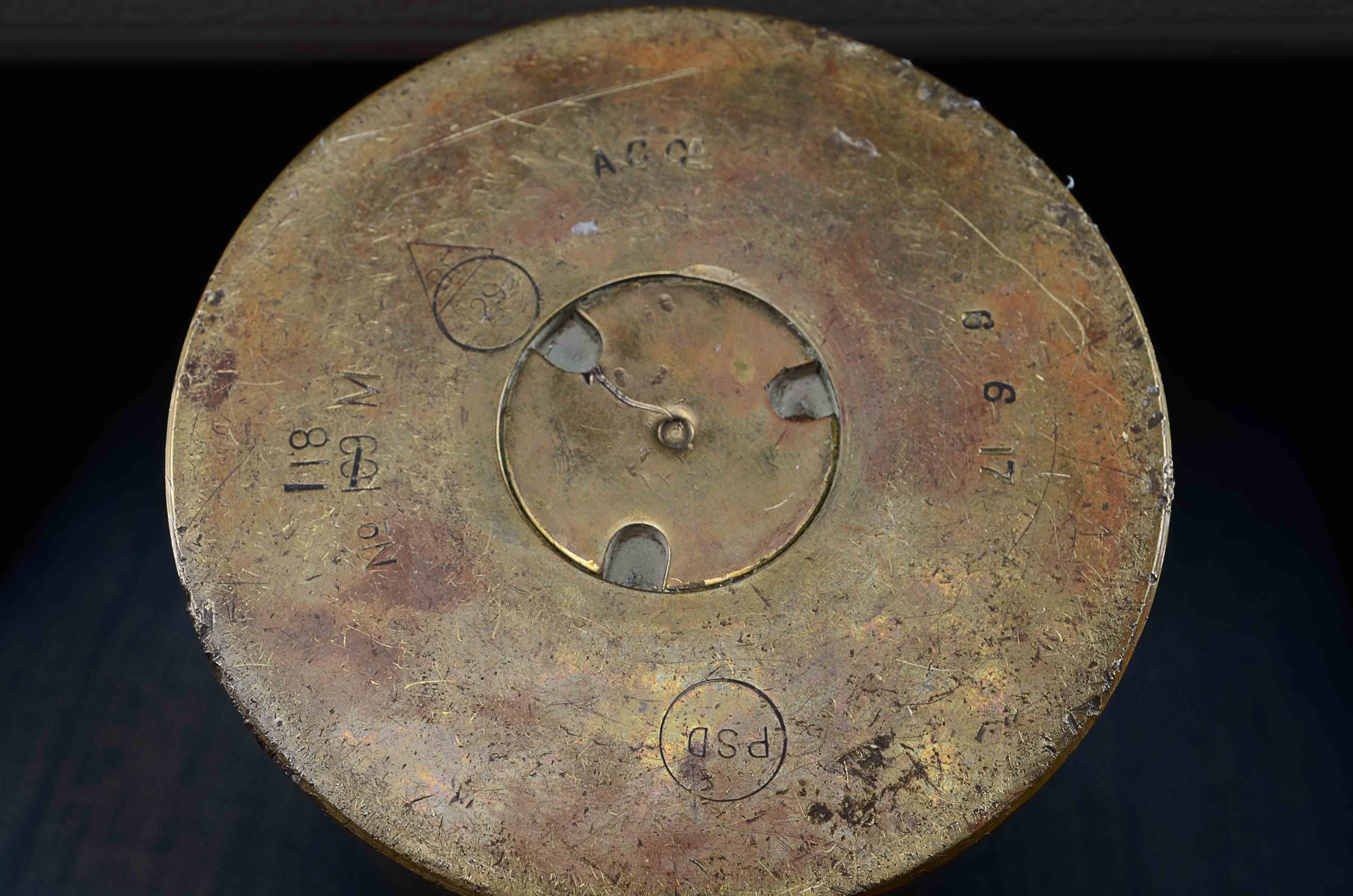 Sample WWII 75mm High Explosive Shell, American Can Company