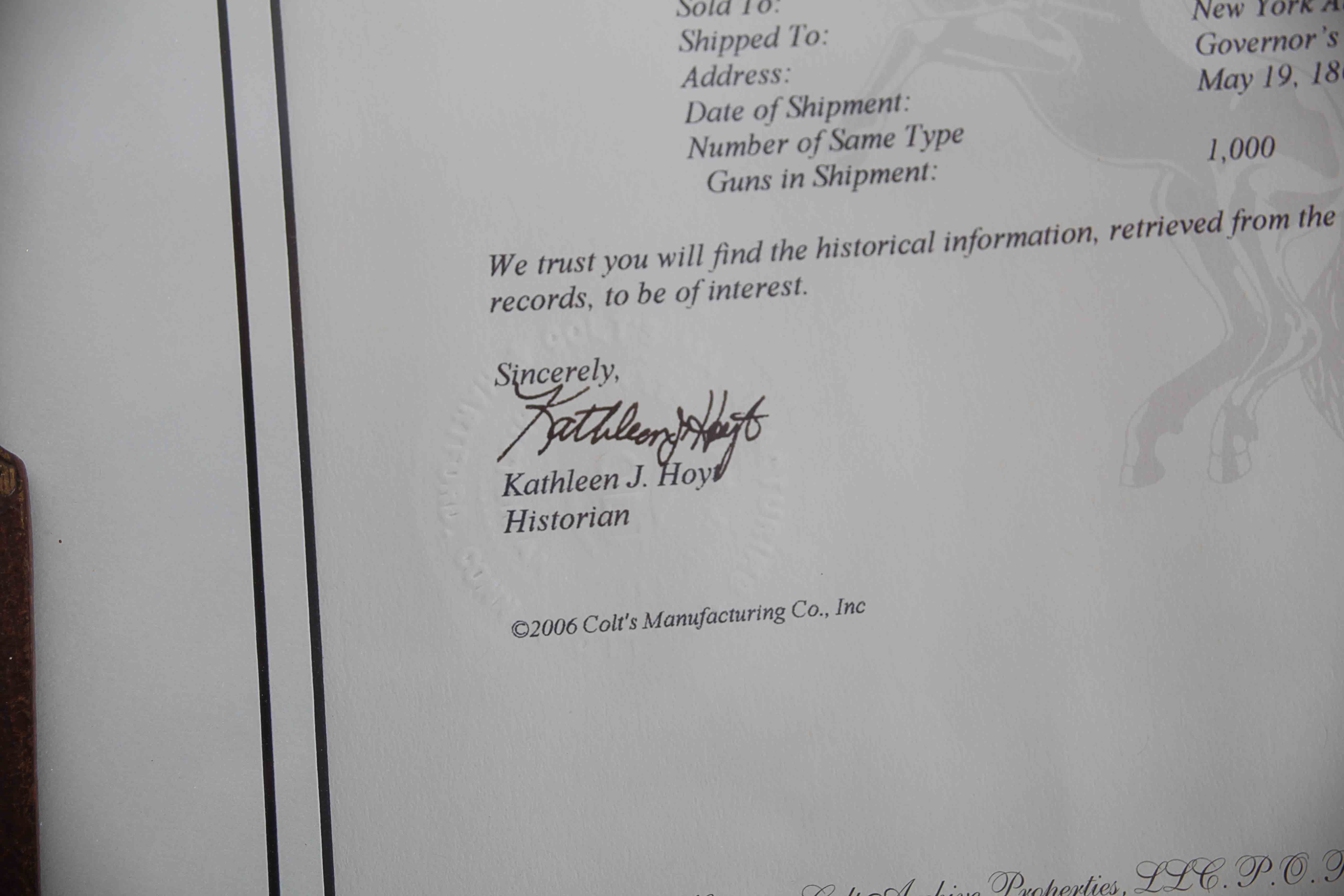 Colt Model 1860 Army Revolver, Percussion, circa 1863, Civil War Era