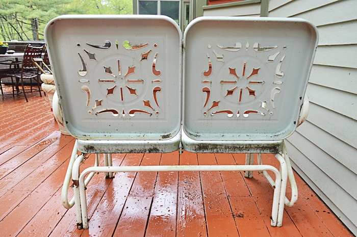 Restoration Hardware Retro Double Outdoor Glider