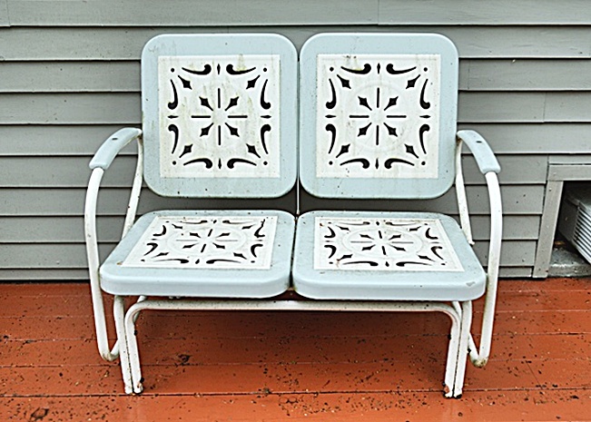 Restoration Hardware Retro Double Outdoor Glider EBTH