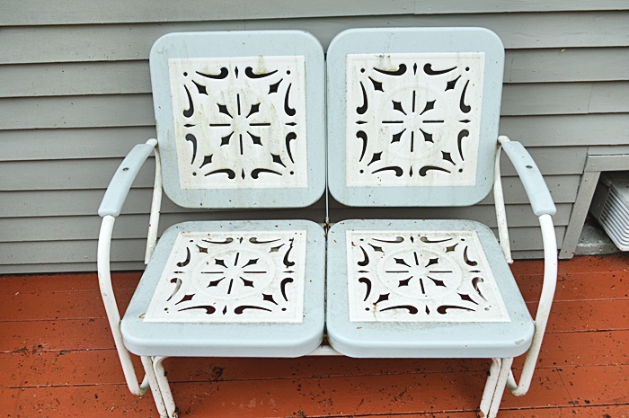 Restoration Hardware Retro Double Outdoor Glider