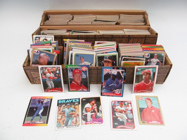 Large Baseball Card Collection, 1980-90's