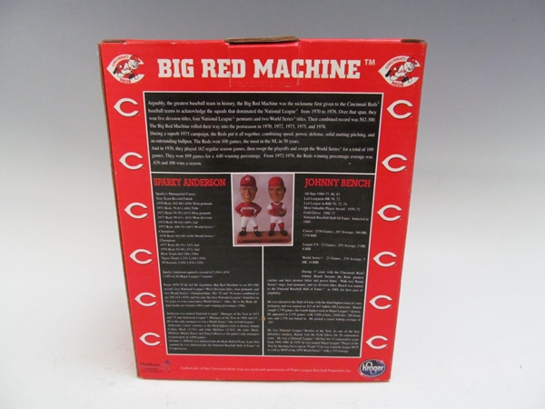 Sparky Anderson & Johnny Bench Bobblehead Set