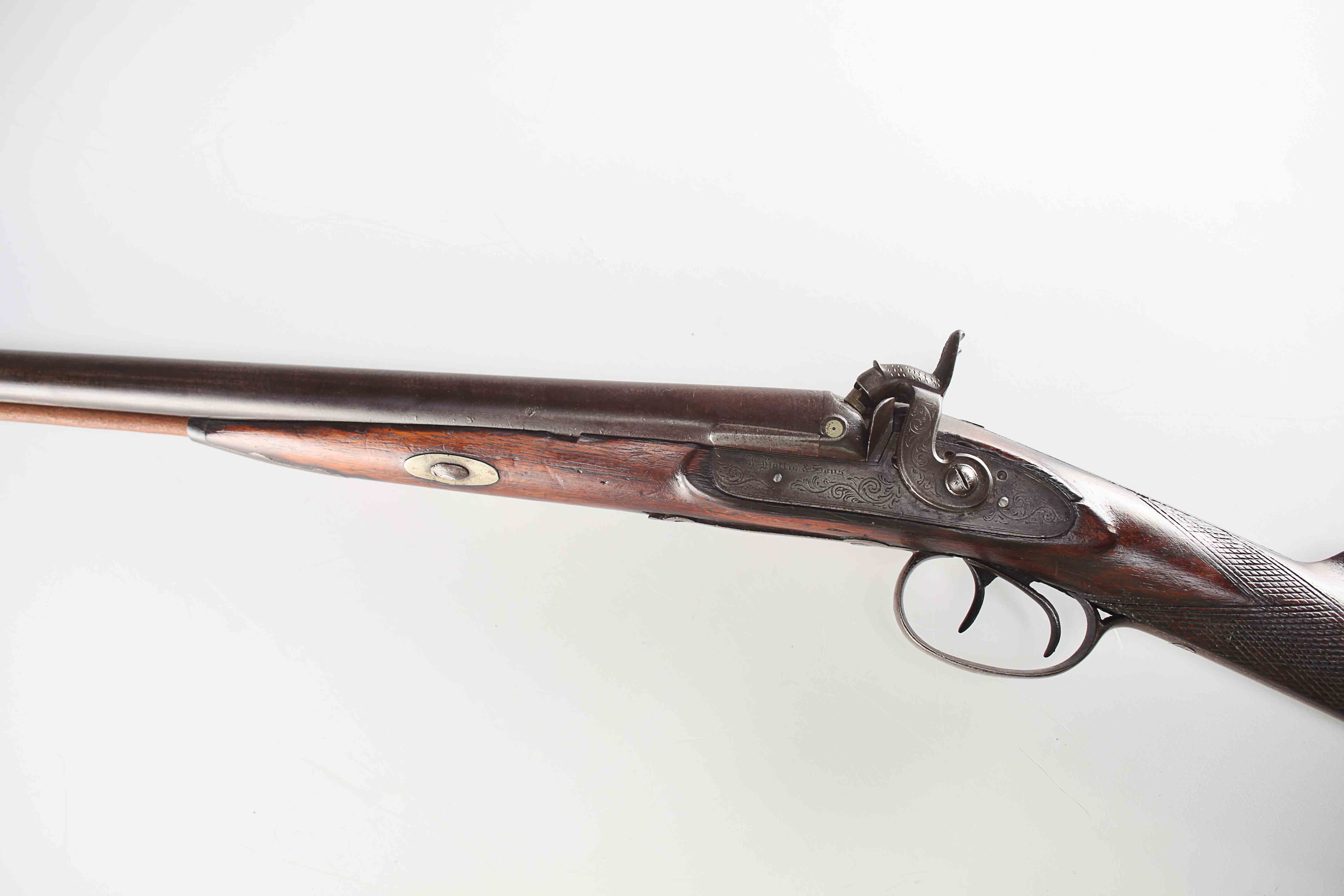 C 1860 J Hollis & Sons Shotgun, London Line Twist
