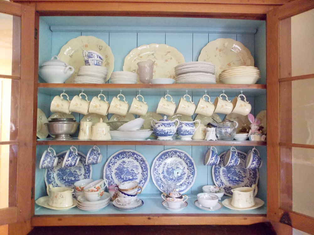 Antique Step-Back Cupboard 