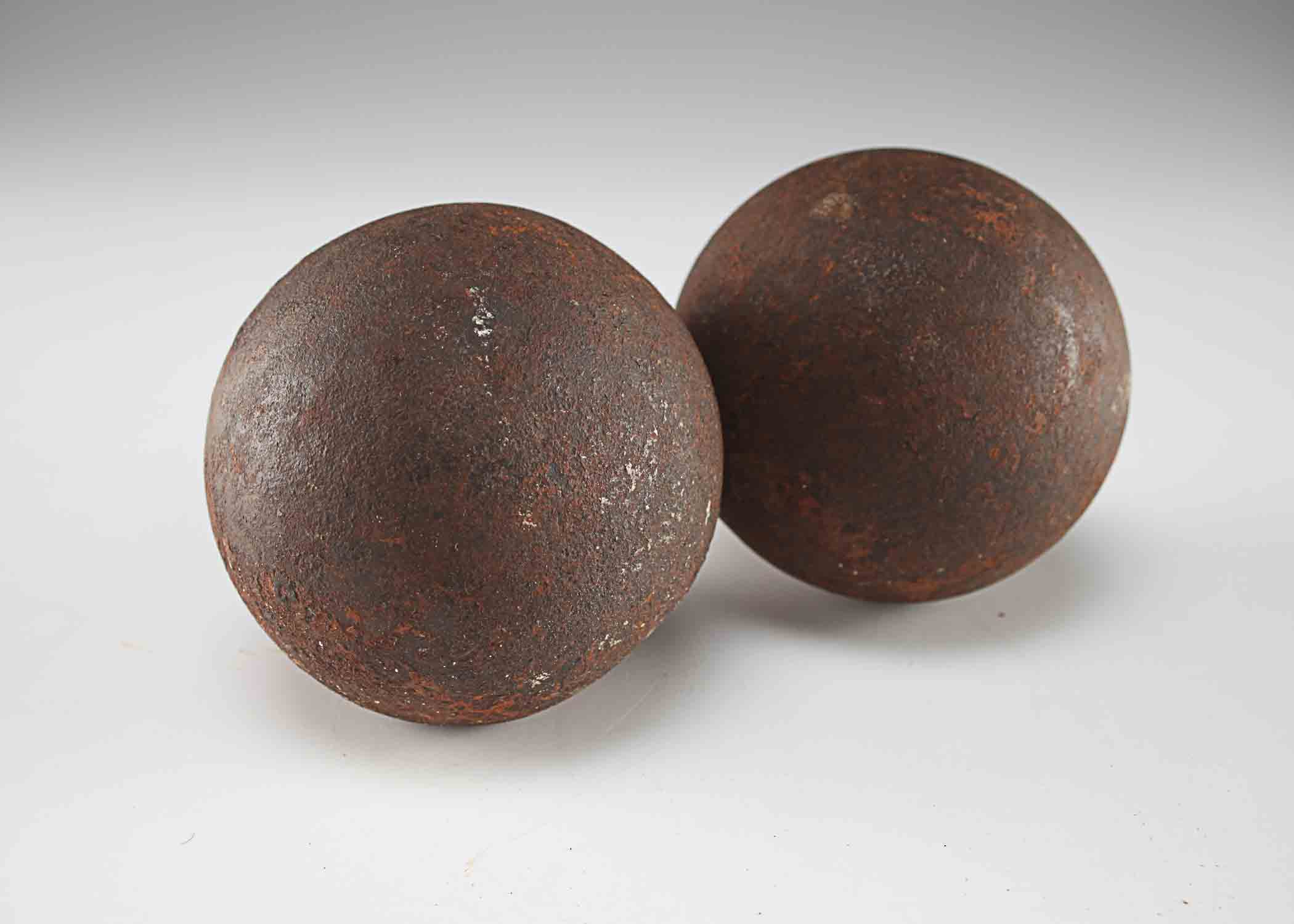 Civil War Era Cannon Shot, 4 Pound Cannon Balls