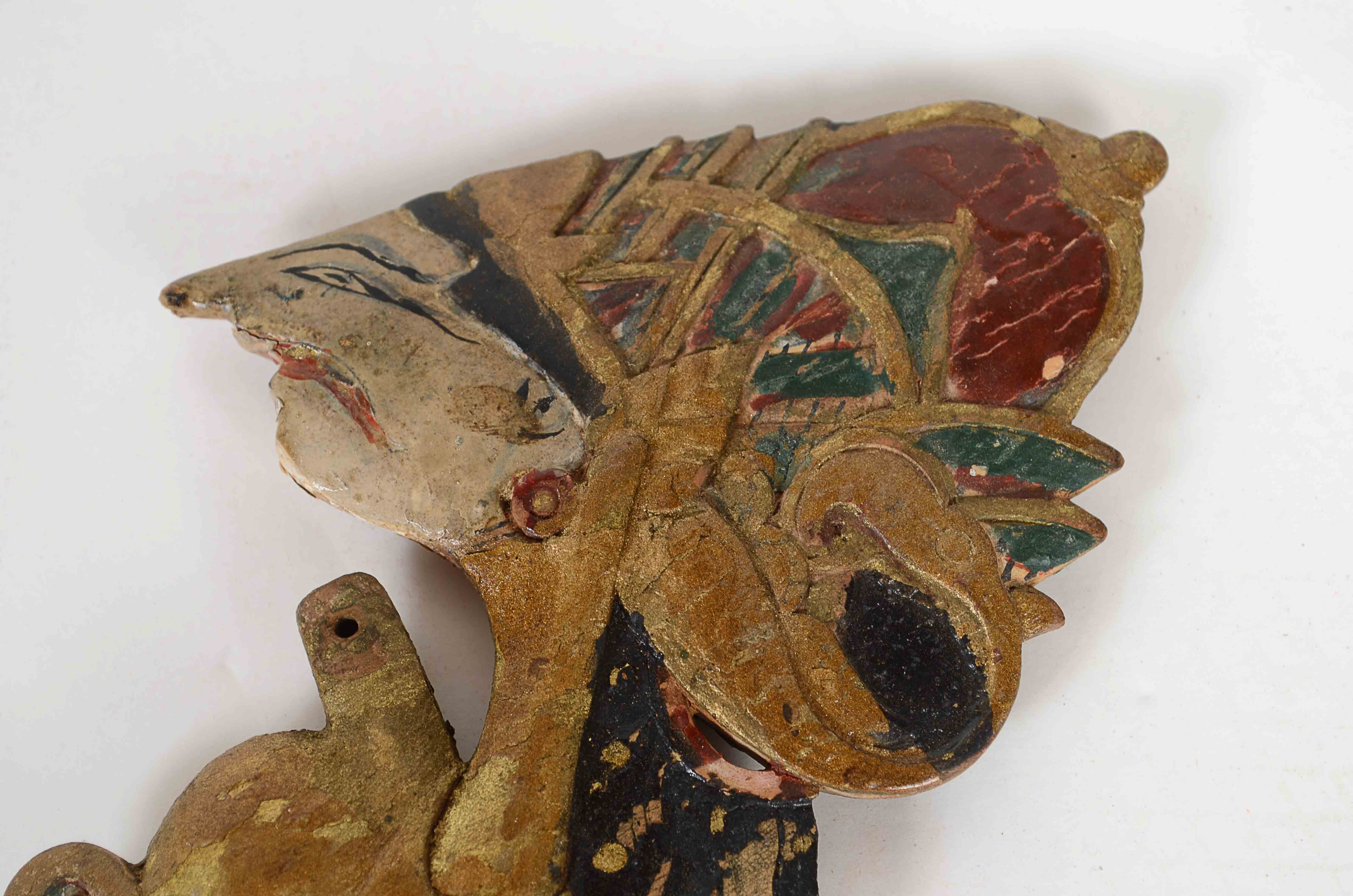 Vintage Indonesian Shadow Puppet