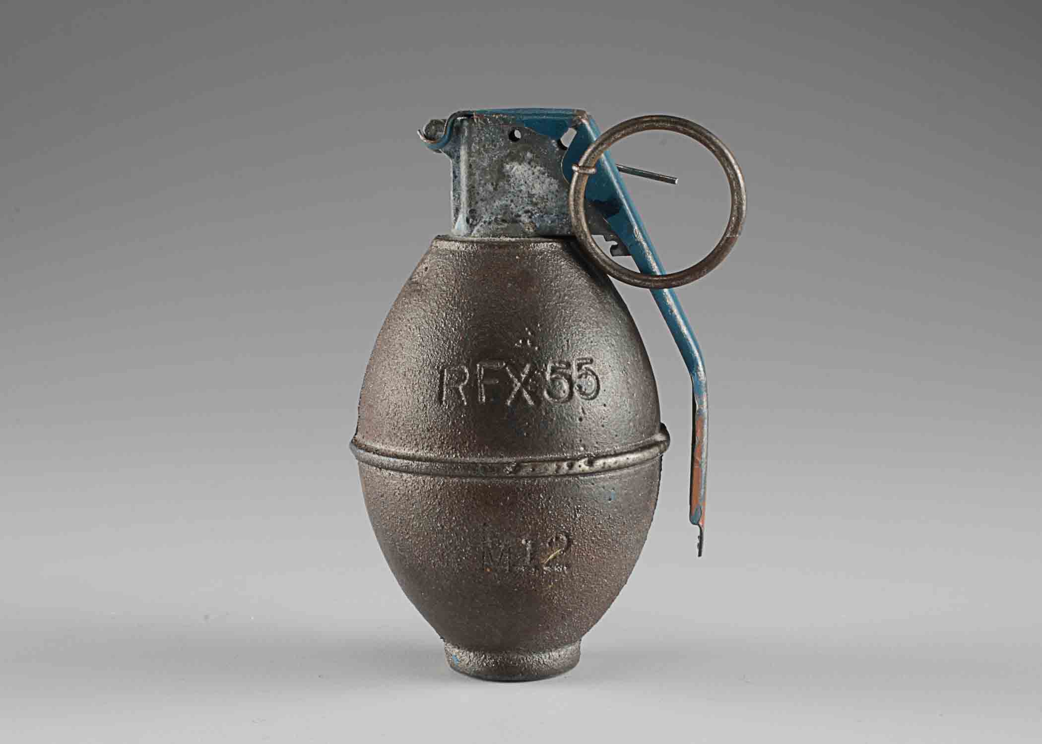 Post WWII Grenade with Clip