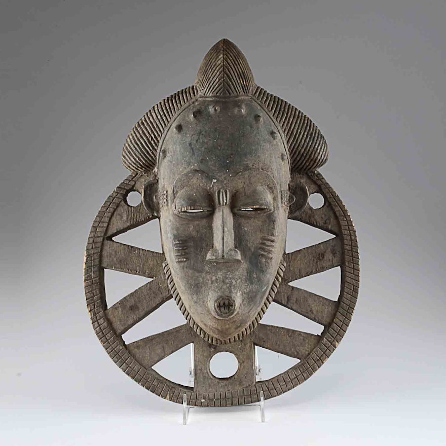 Vintage Baule African Mask