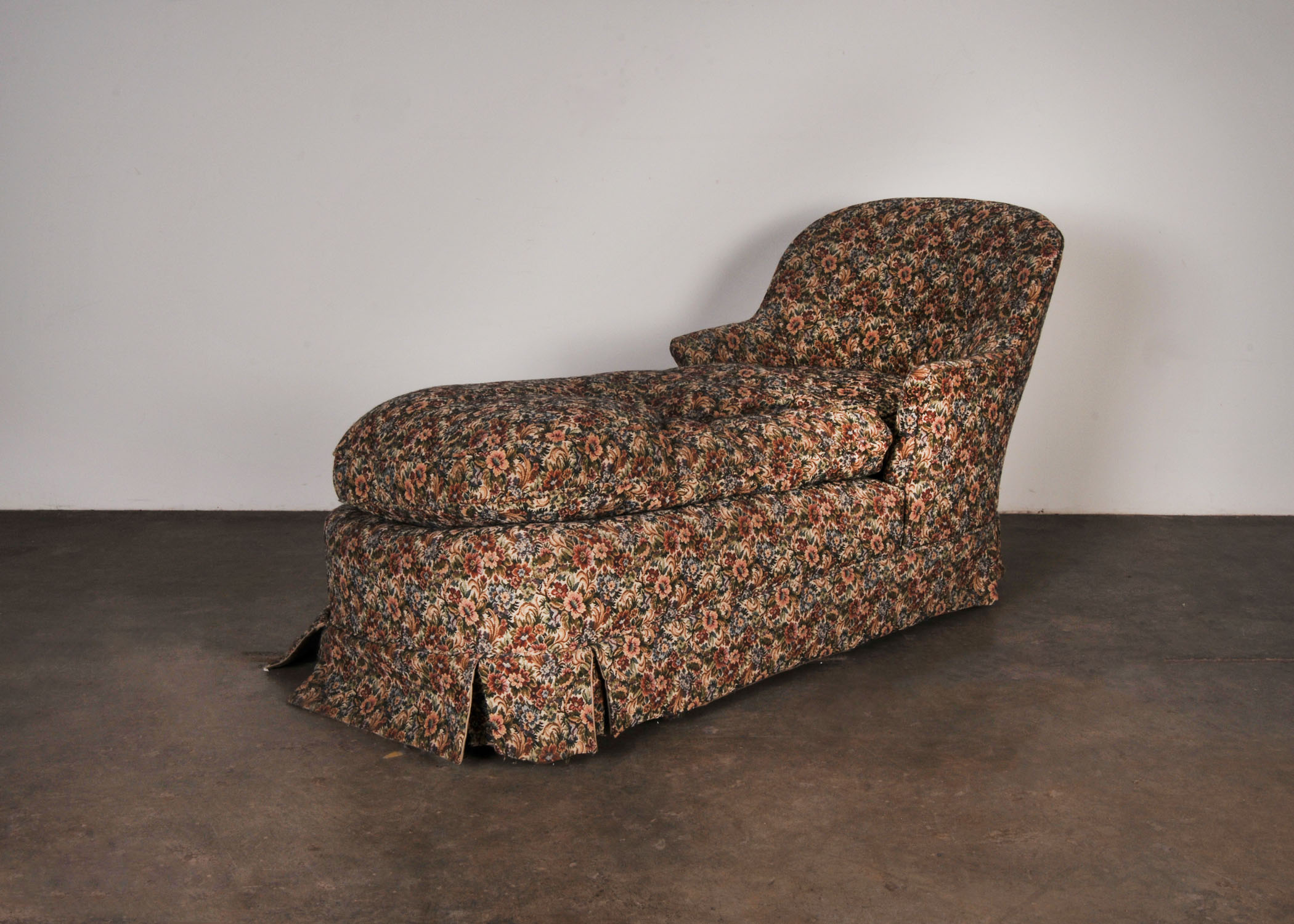 Vintage Upholstered Recamier