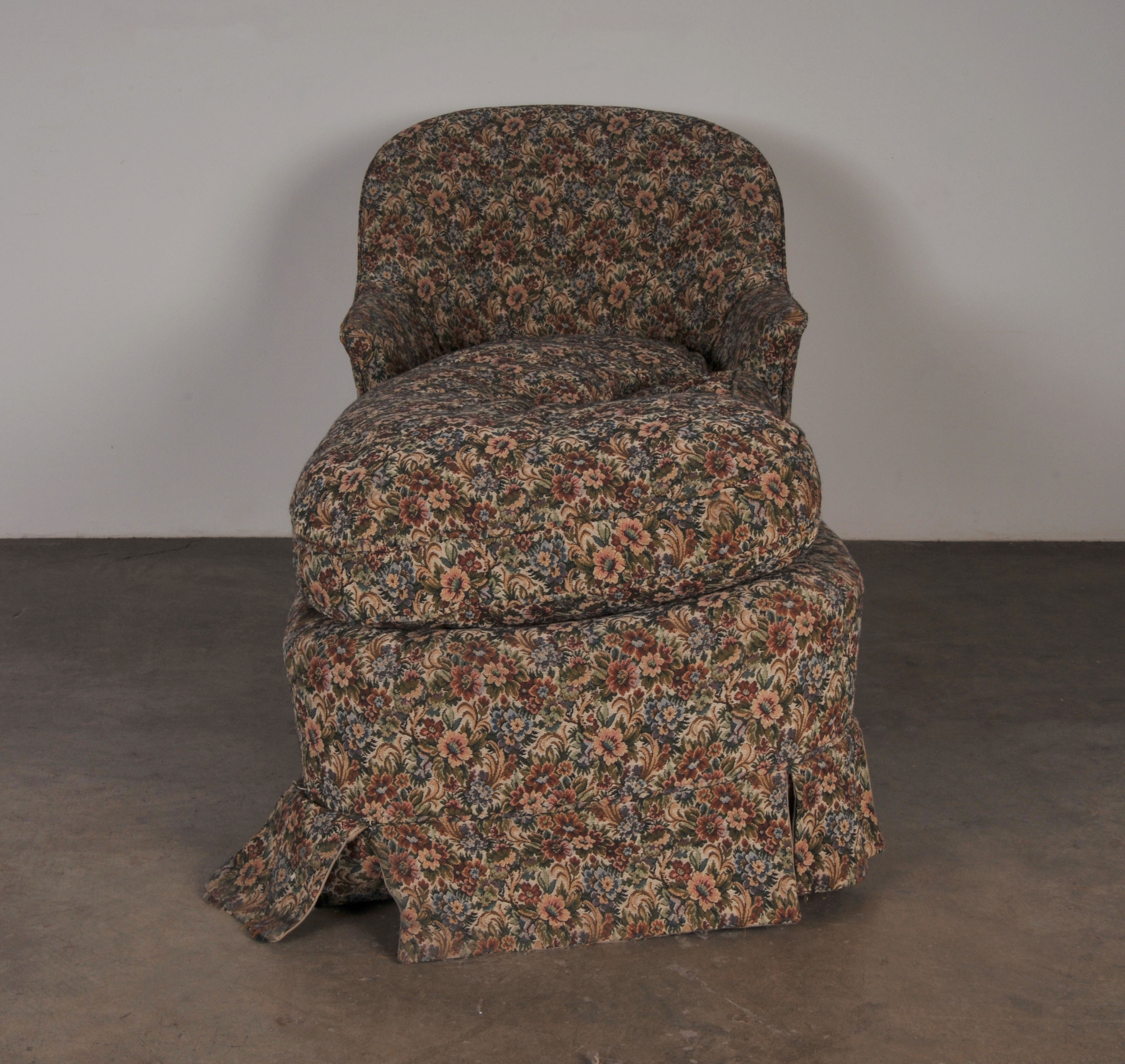 Vintage Upholstered Recamier