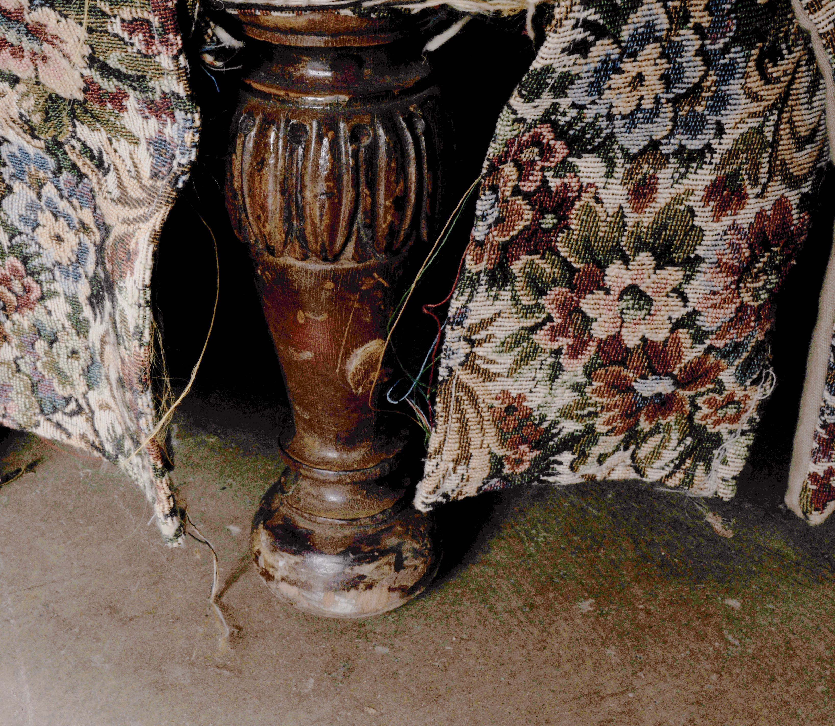 Vintage Upholstered Recamier