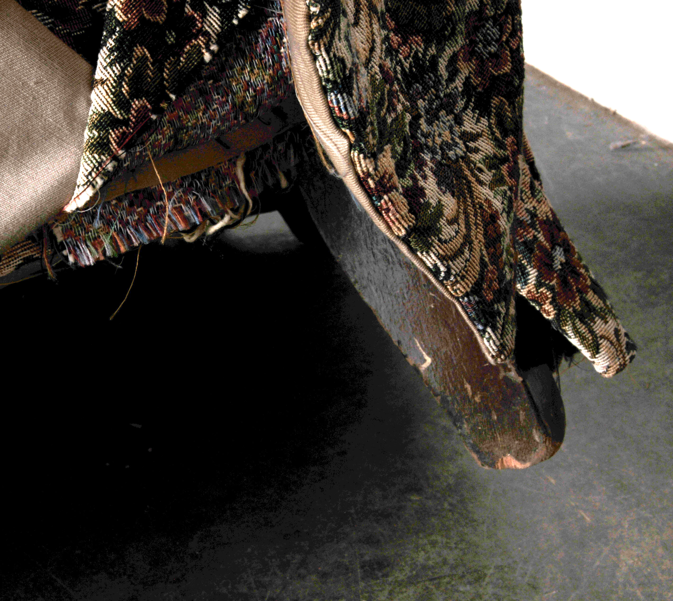 Vintage Upholstered Recamier