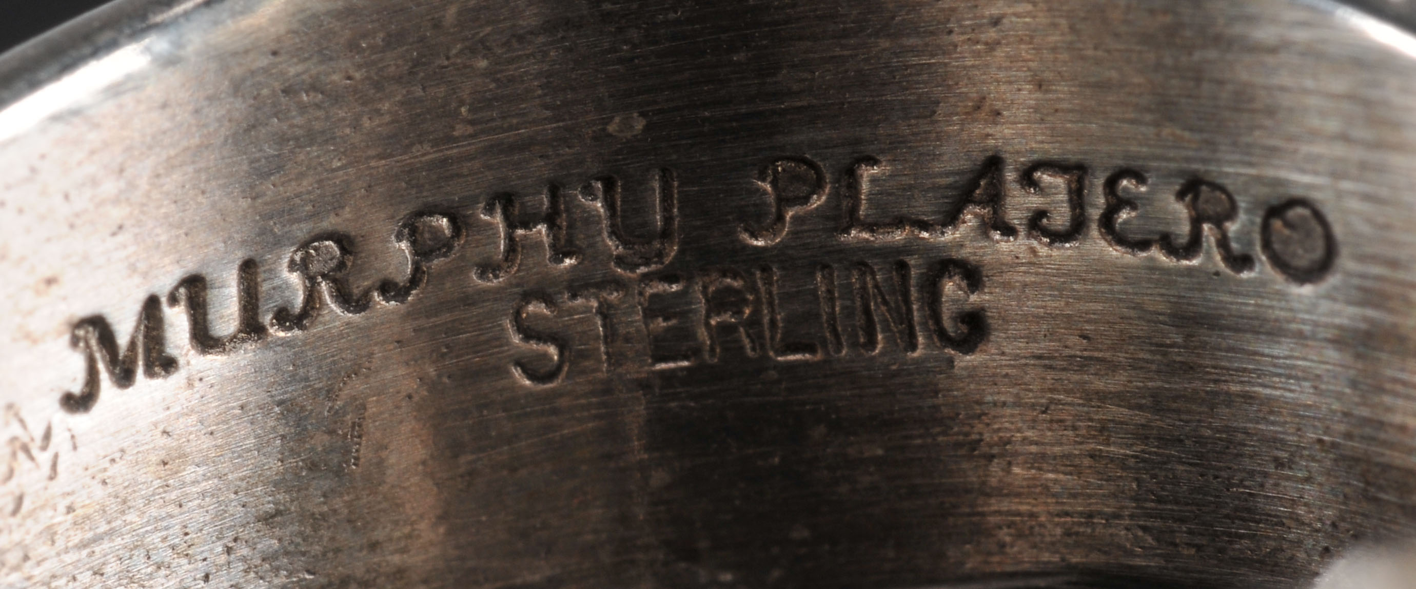 Murphy Platero Navajo Sterling Silver Hoop Earrings