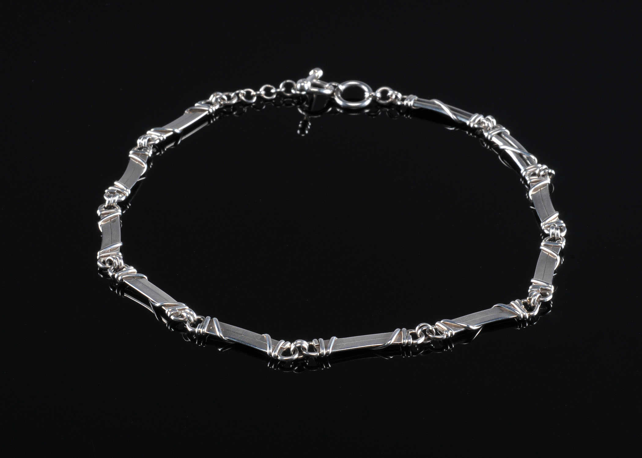 Navajo Sterling Silver Lady's Modern Necklace