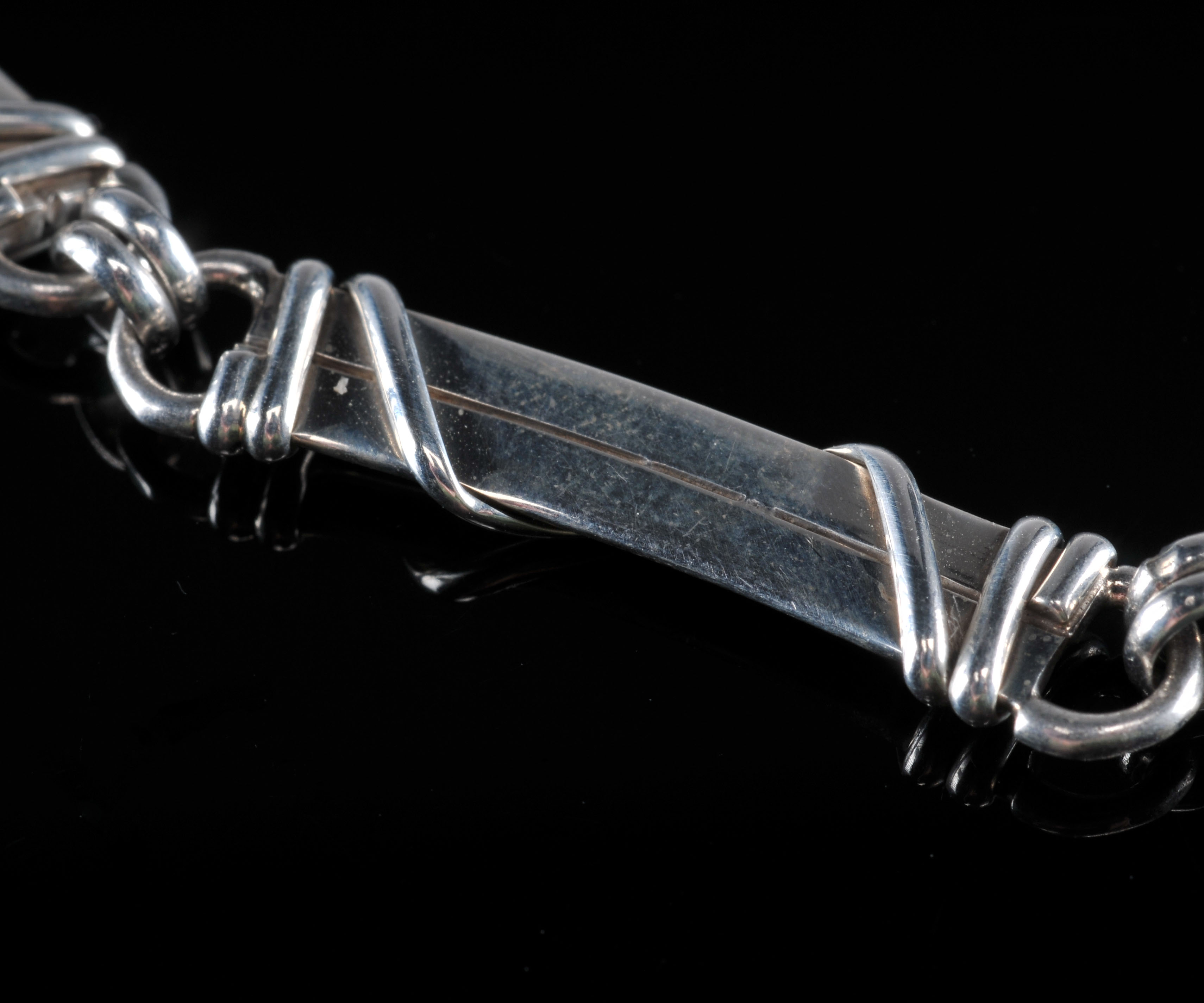 Navajo Sterling Silver Lady's Modern Necklace