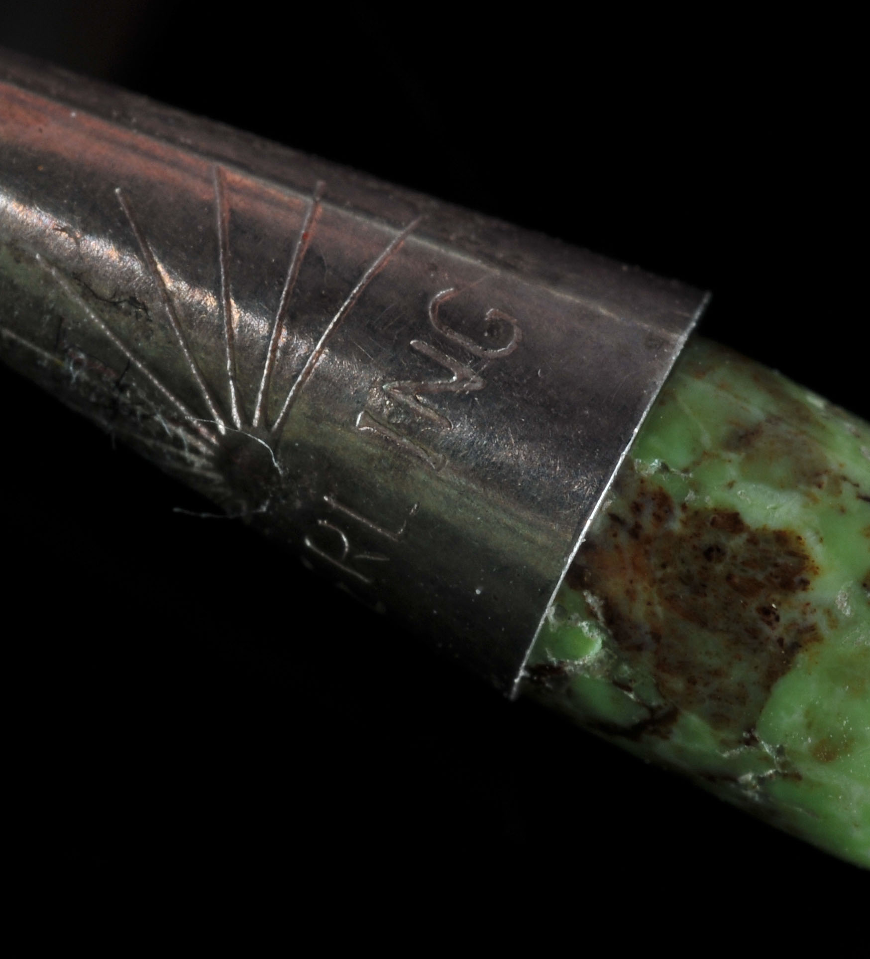 Lady's Modern Navajo Necklace, Turquoise, Sugilite and Sterling Silver