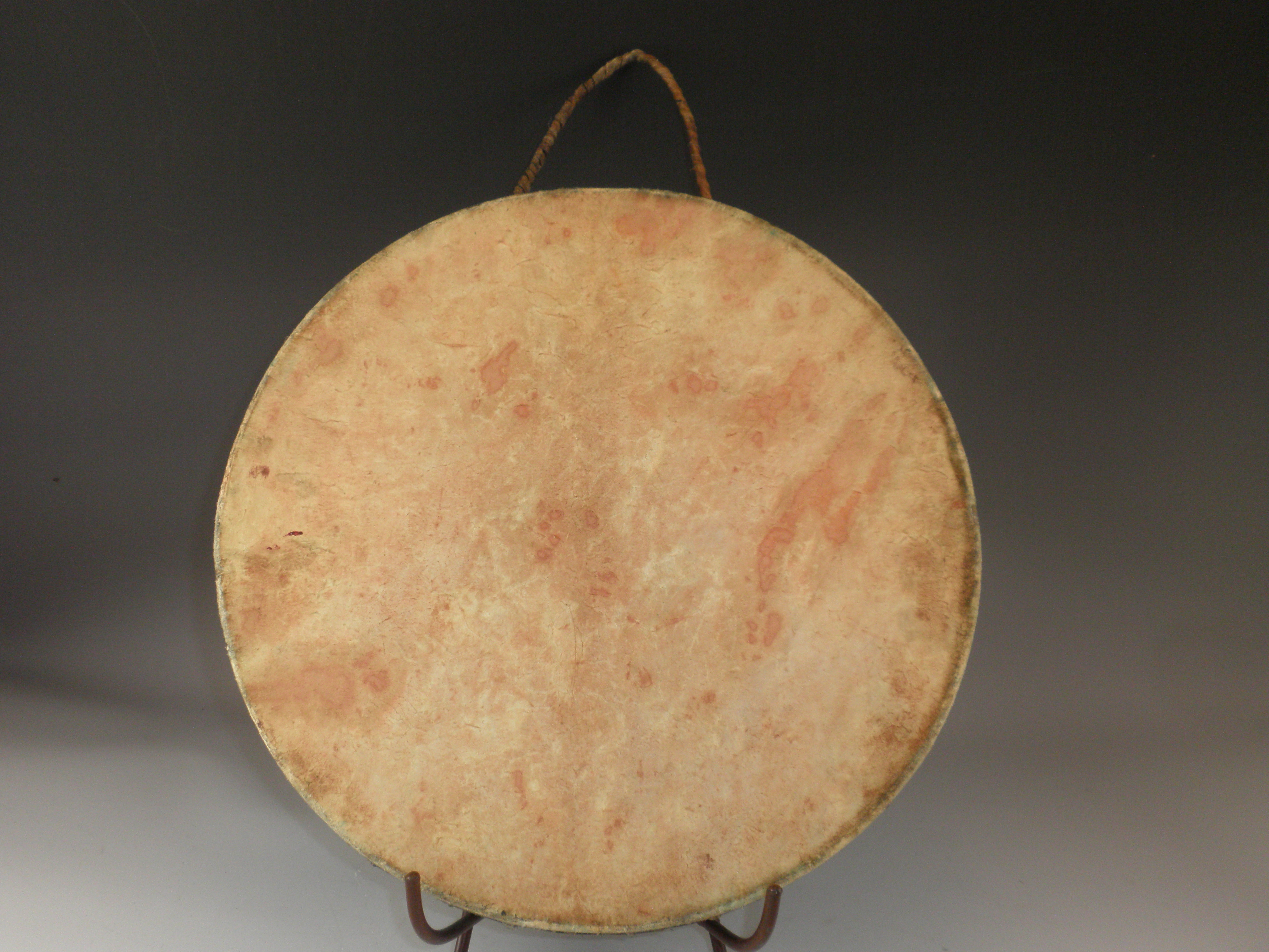 2 Handcrafted Deer Skin Drums