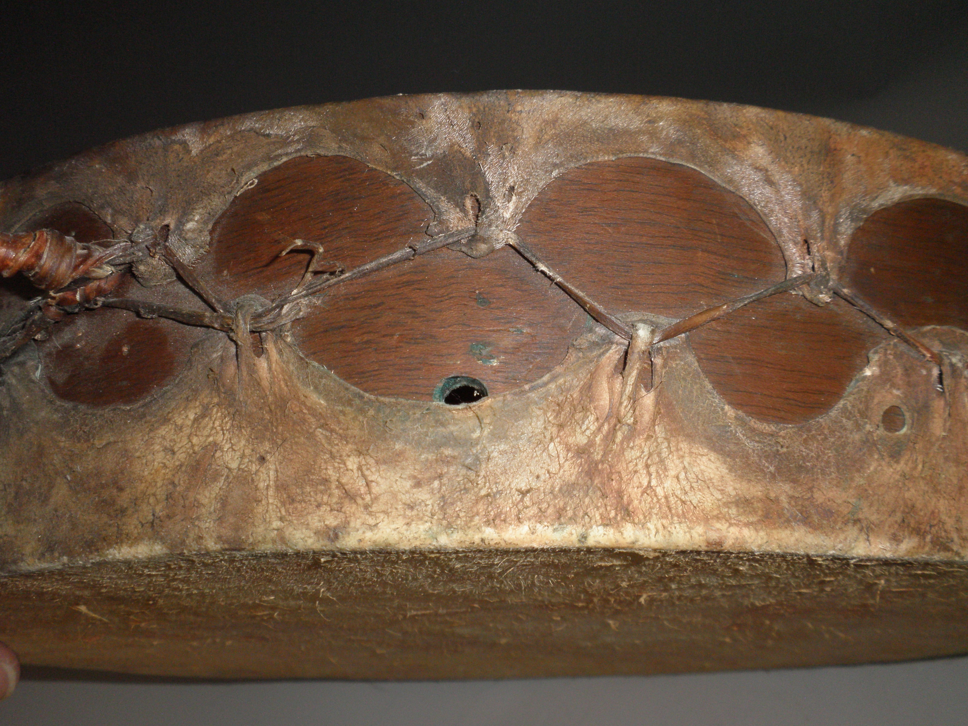 2 Handcrafted Deer Skin Drums