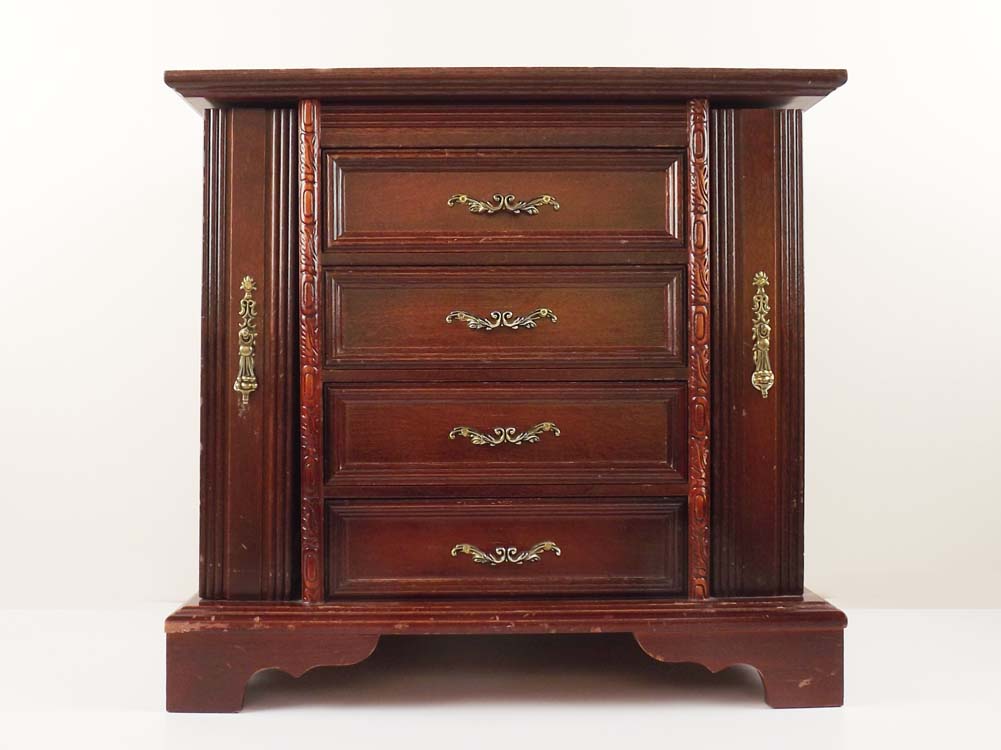 Dark Wood Jewelry Box