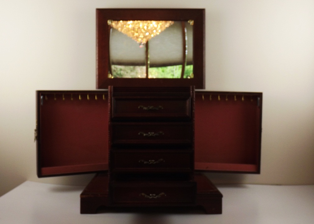 Dark Wood Jewelry Box