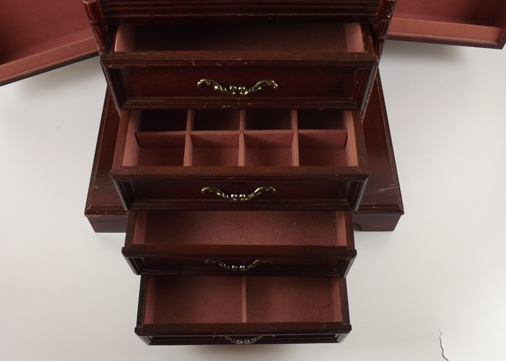 Dark Wood Jewelry Box