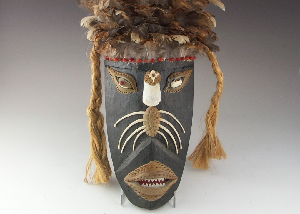 Carved South American Mask