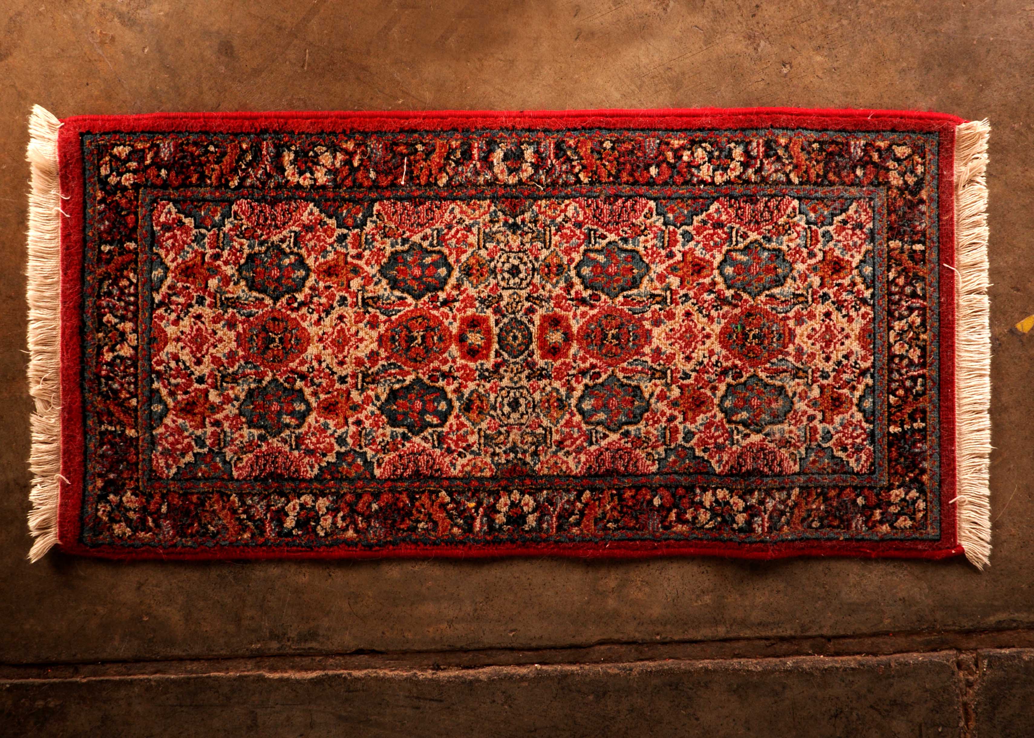 Red & Blue Small Area Rug