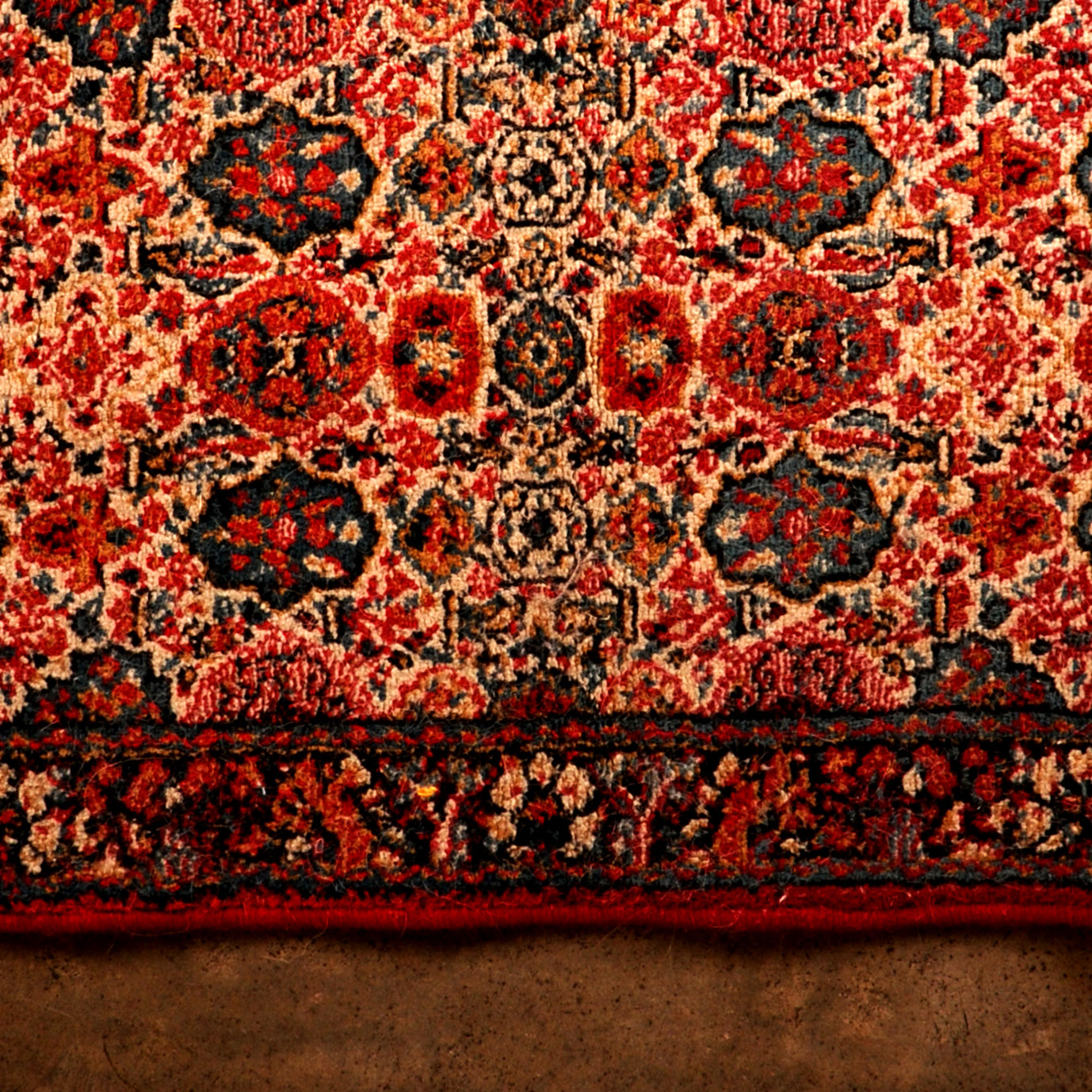 Red & Blue Small Area Rug