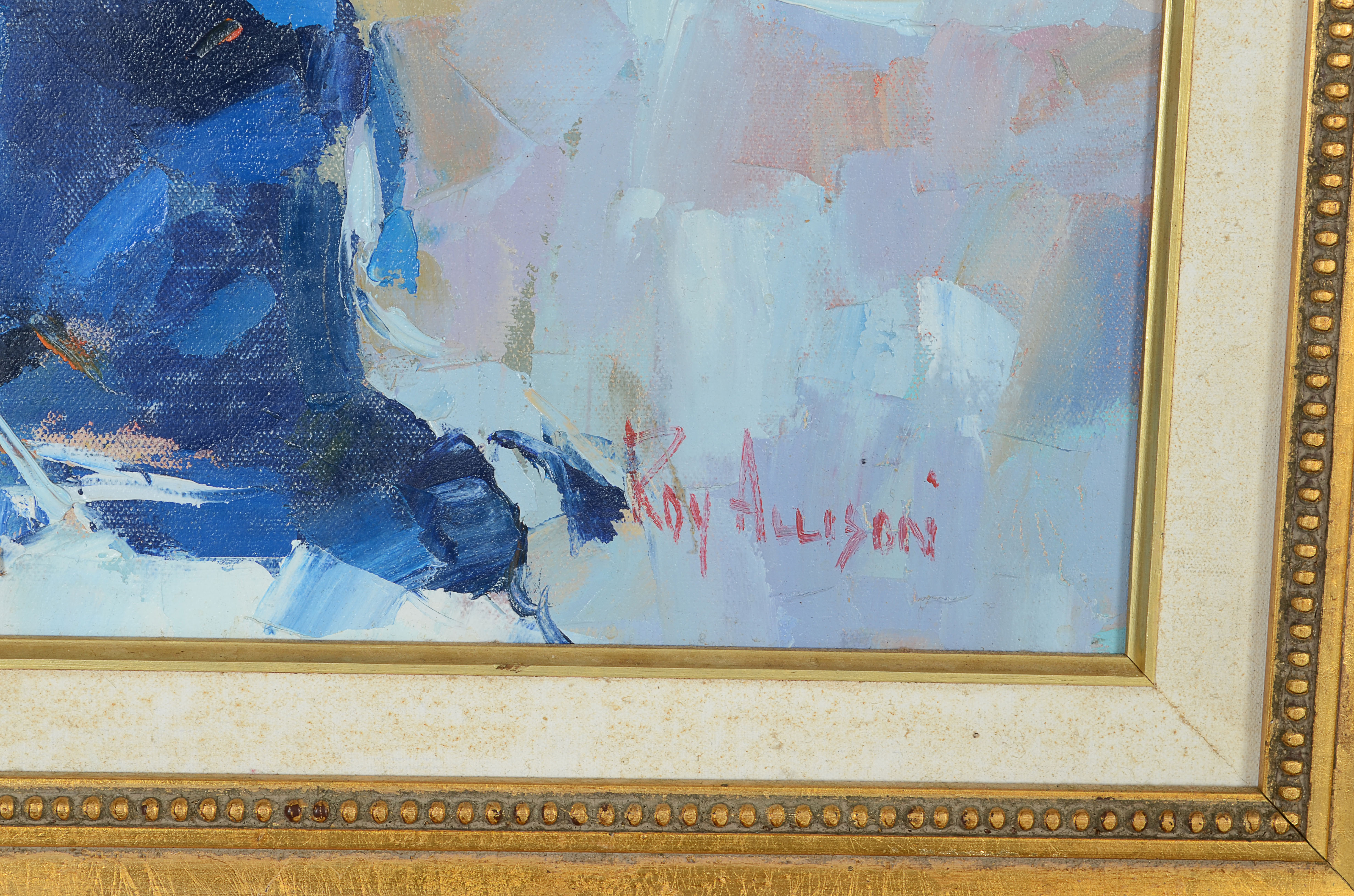 Original Roy Allison Oil on Canvas Painting