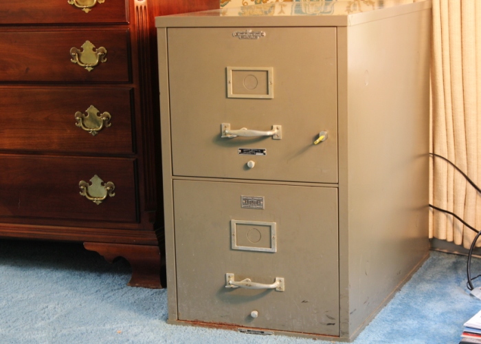 Steel Remington Rand Safe-File Cabinet