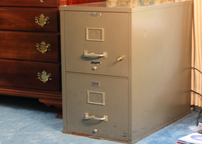 Steel Remington Rand Safe-File Cabinet