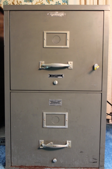 Steel Remington Rand Safe-File Cabinet