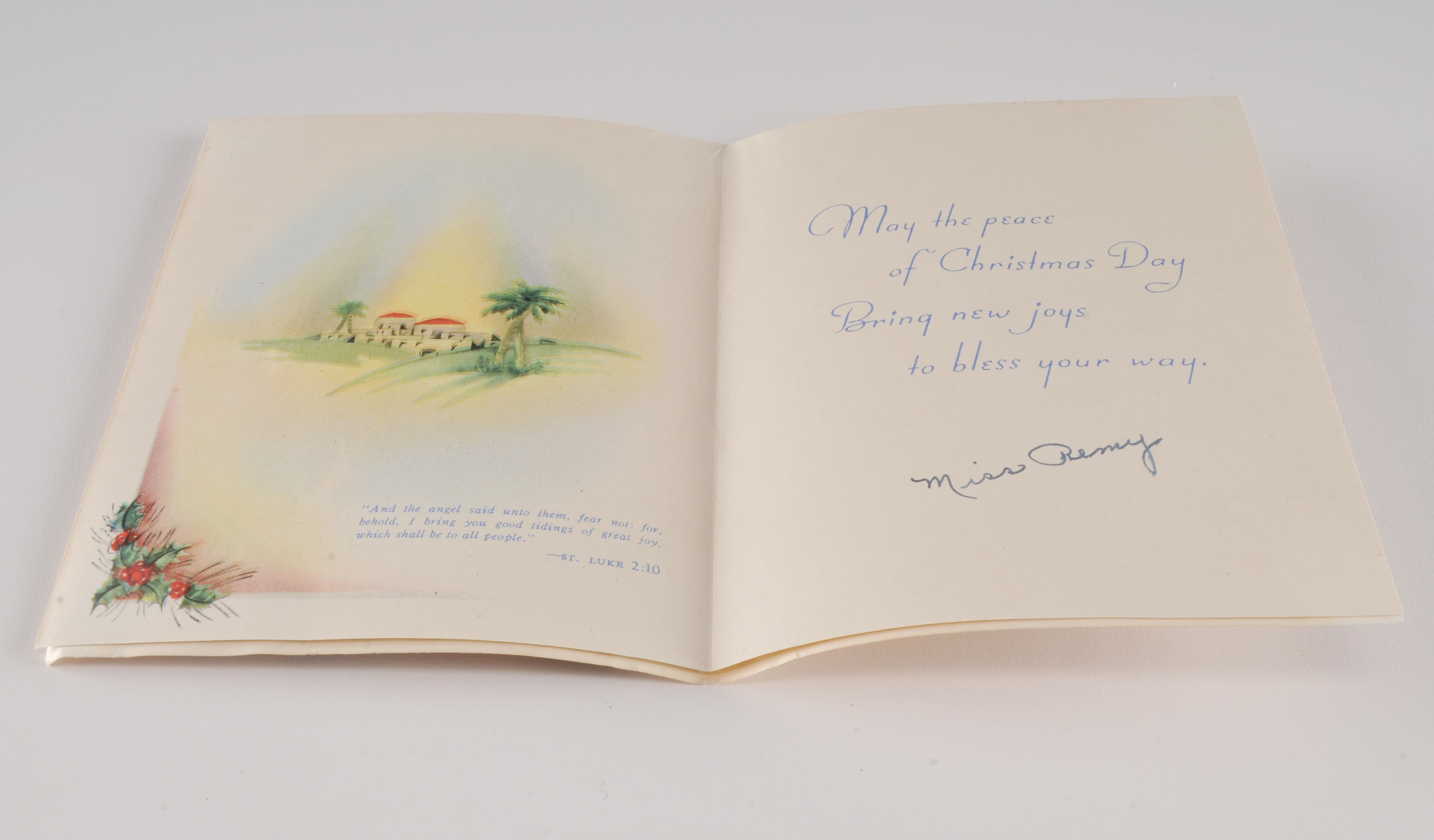 Three Vintage Religious Themed Ephemera Pieces