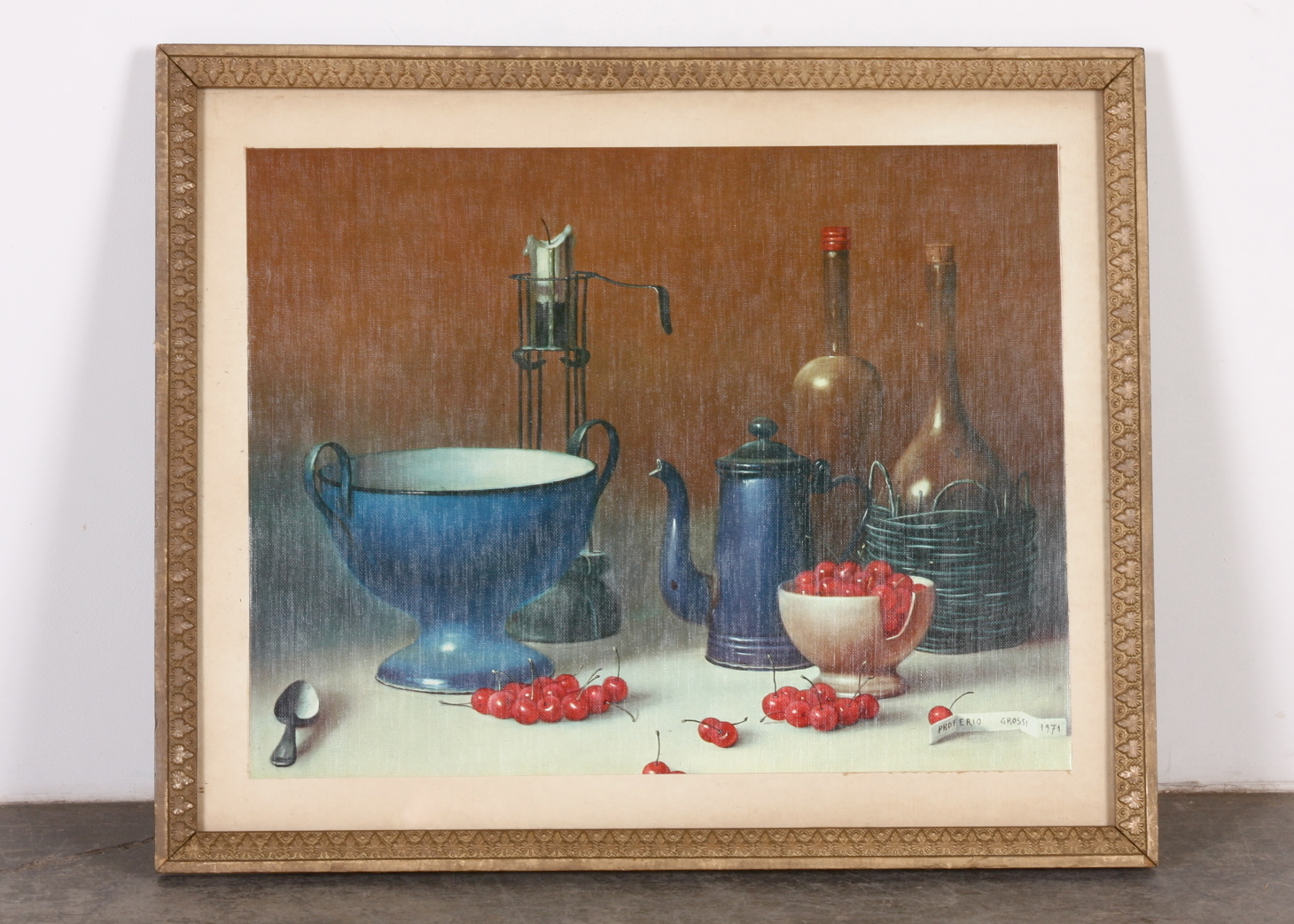 Proferio Grossi Offset Litho on Canvas Reproduction