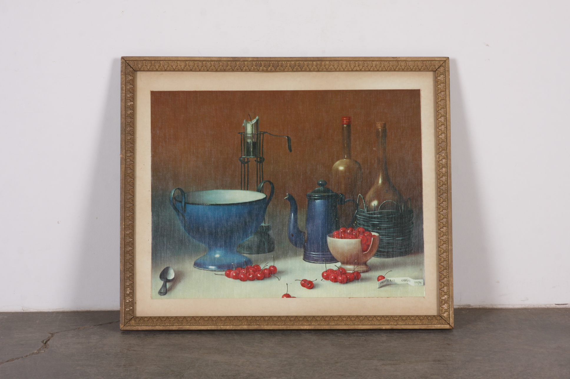 Proferio Grossi Offset Litho on Canvas Reproduction