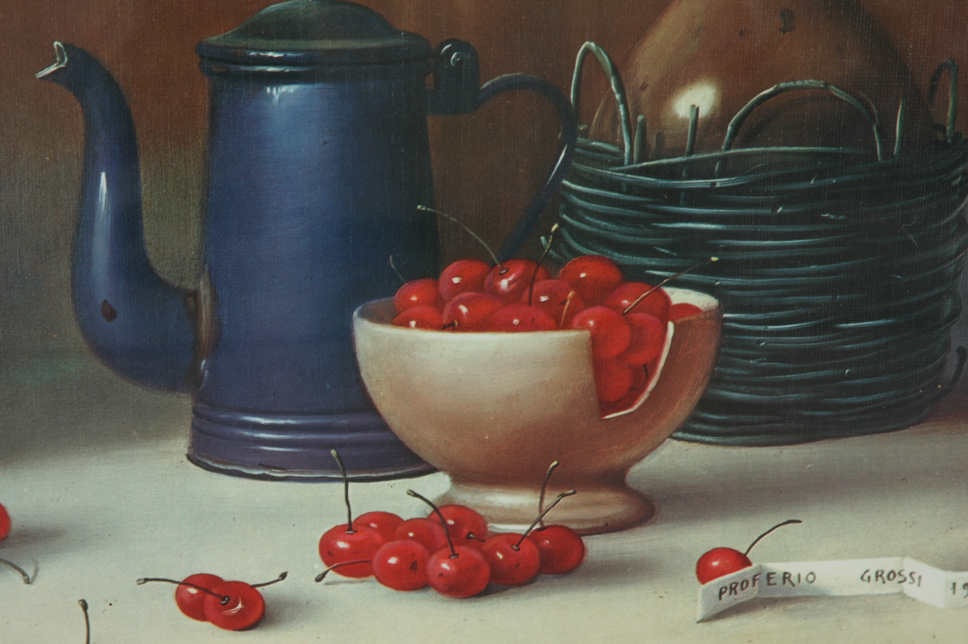 Proferio Grossi Offset Litho on Canvas Reproduction