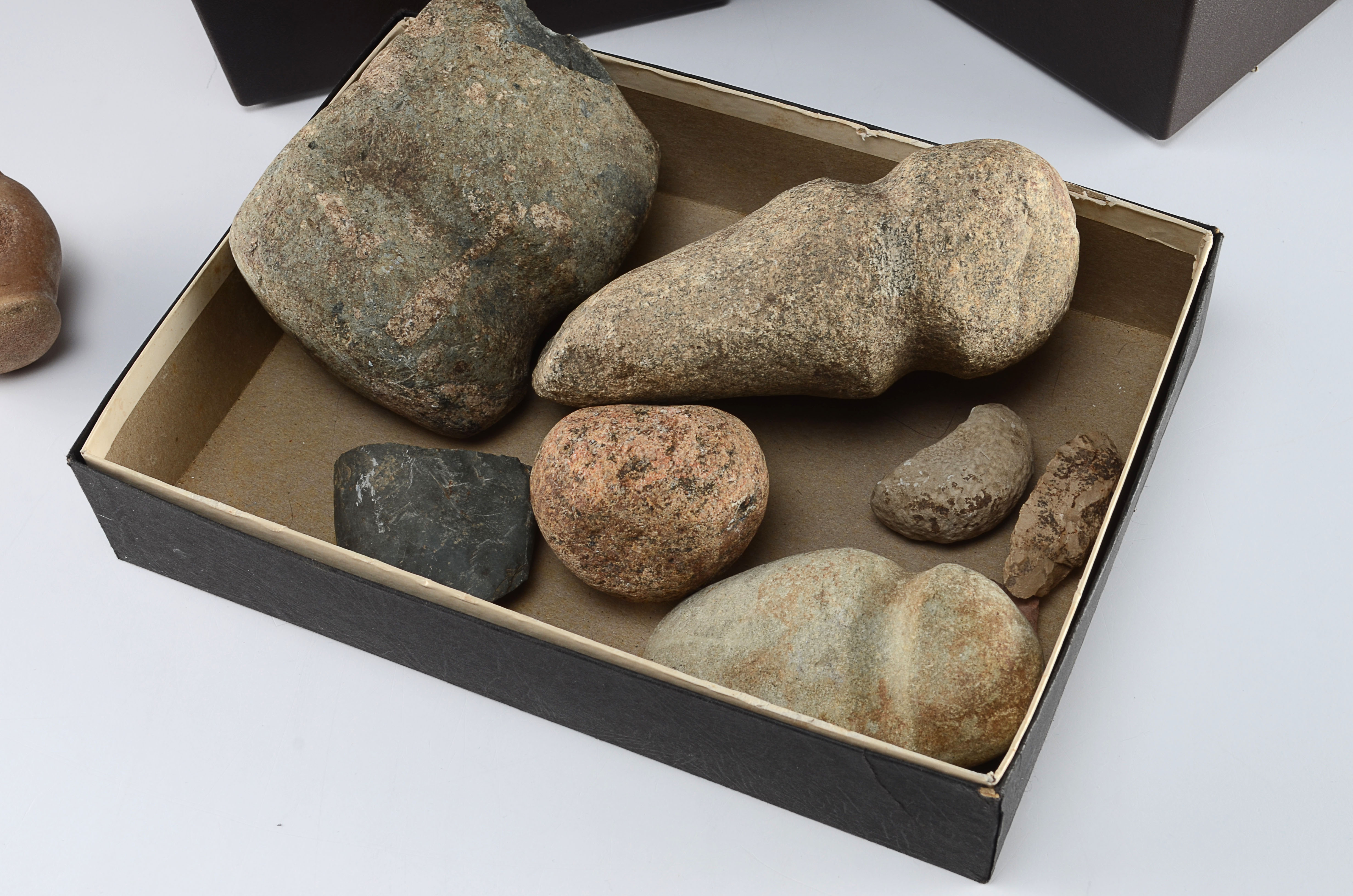 Indian Artifact Stone Tools and Flint Arrow heads.