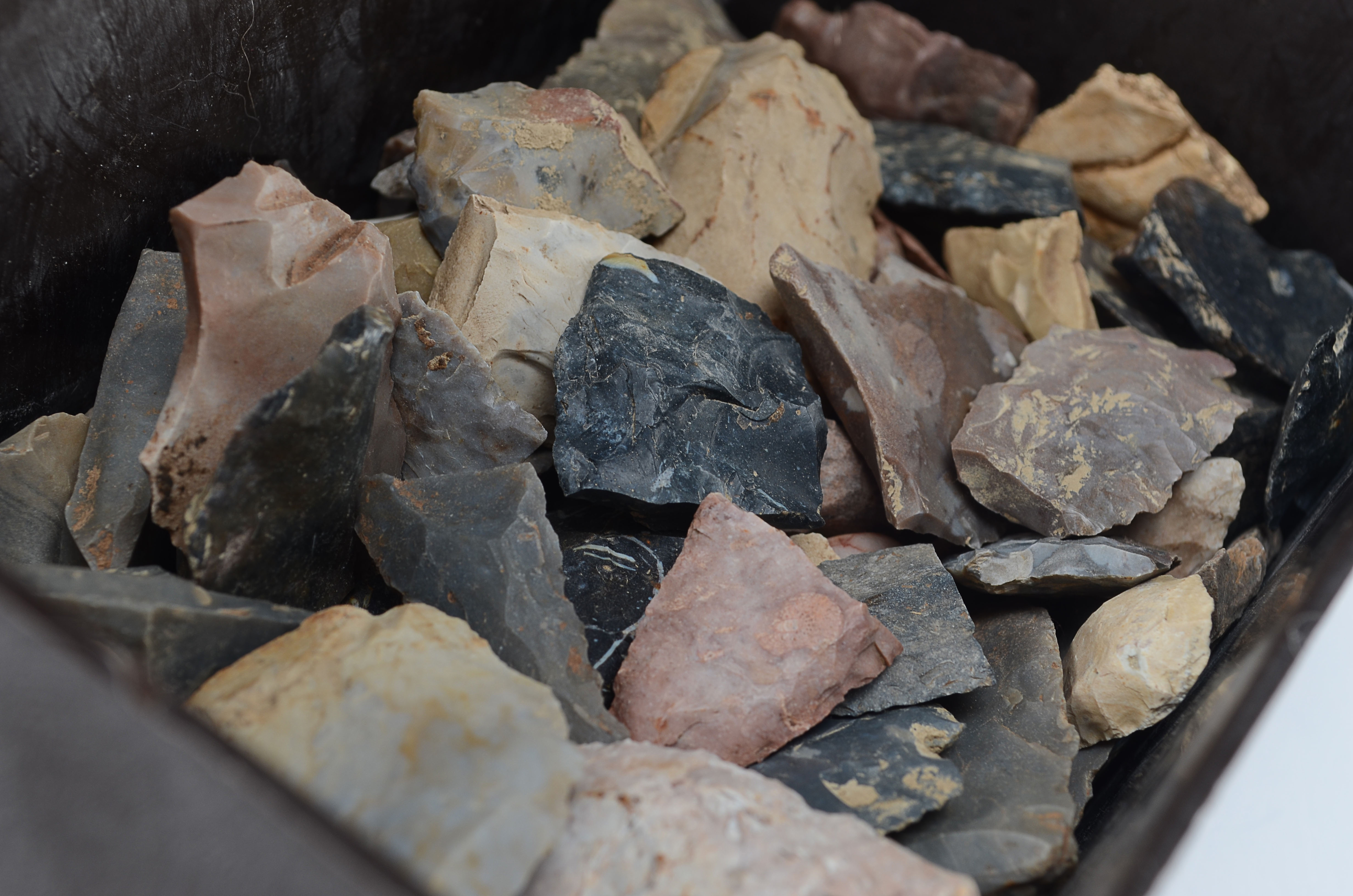 Indian Artifact Stone Tools and Flint Arrow heads.
