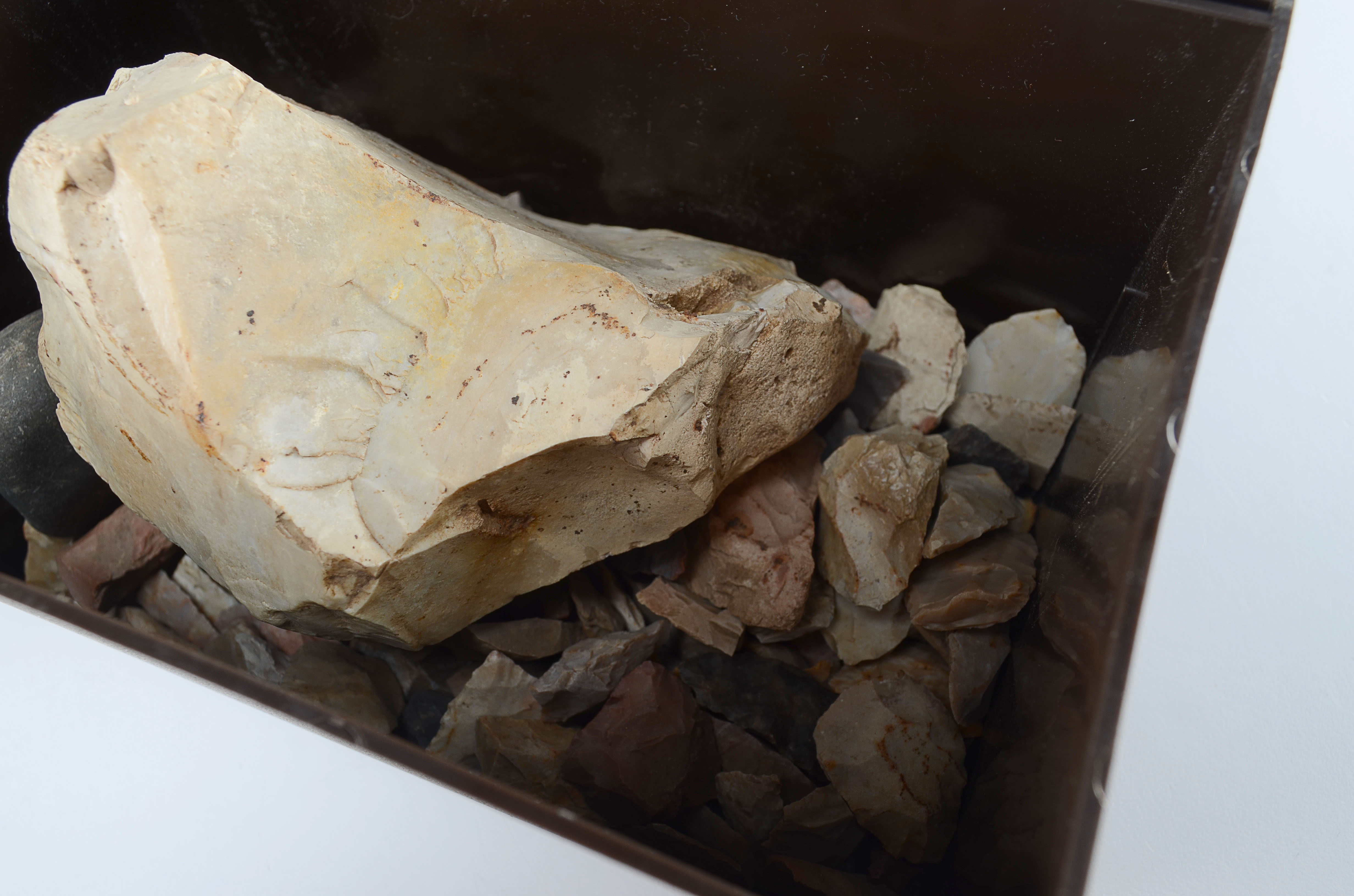 Indian Artifact Stone Tools and Flint Arrow heads.