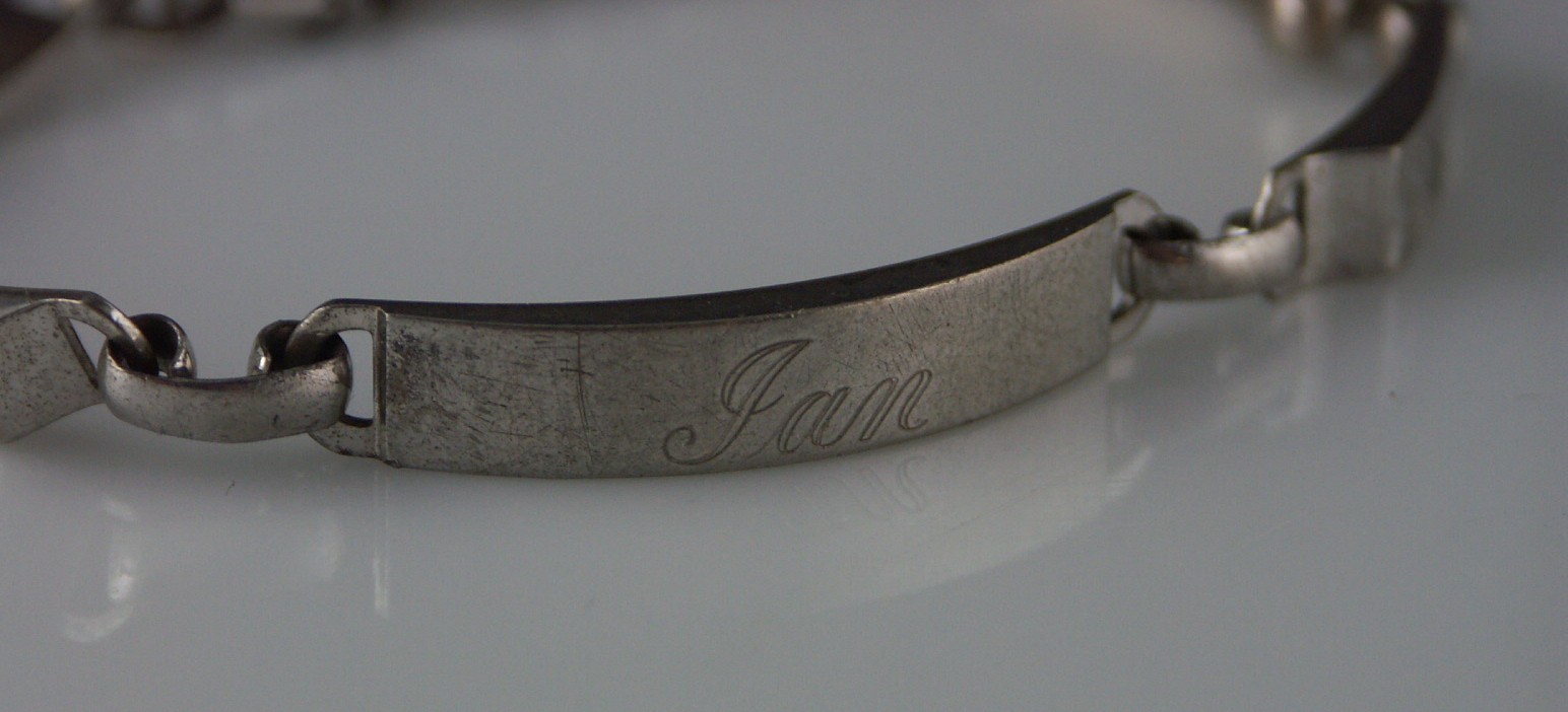 Sterling Silver Name Bracelet