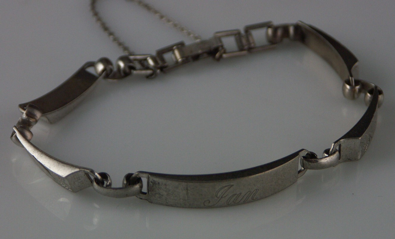 Sterling Silver Name Bracelet